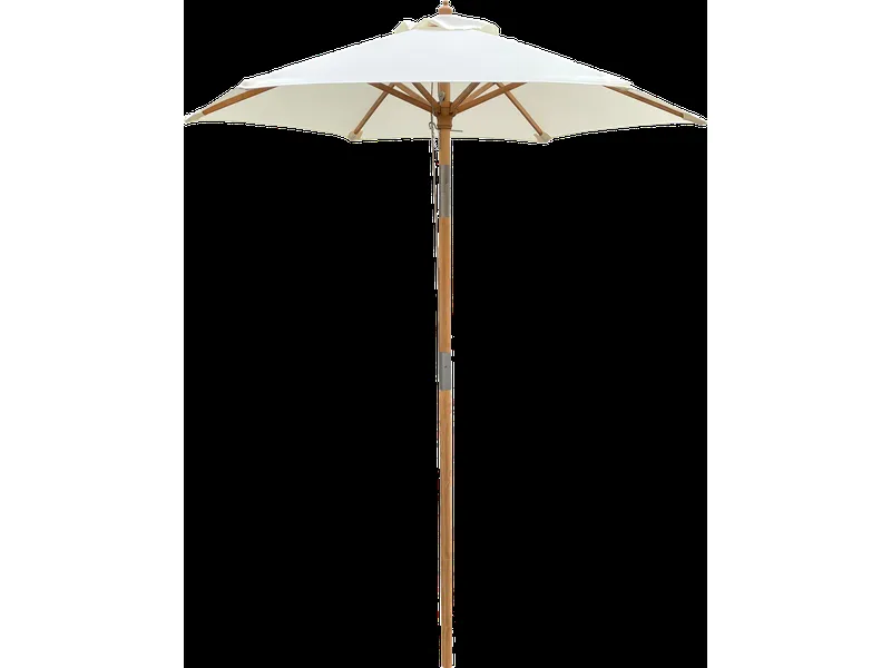 Bedste pris: Venedig parasol ø1.8m 2delt natur nr 81